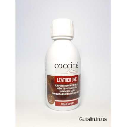 Красящий грунт для кожи средне-коричневый COCCINE LEATHER DYE 12 / mid brown /