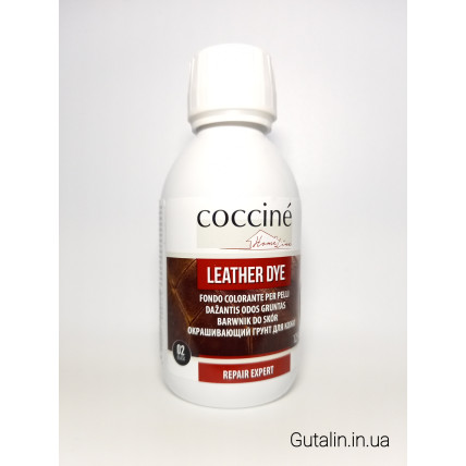 Красящий грунт для кожи чёрный COCCINE LEATHER DYE 02 / black /