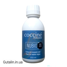 Краска для кромок кожи чёрная COCCINE NUBIO 02 / black / 200 мл
