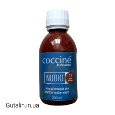 Краска для кромок кожи средне коричневая COCCINE NUBIO 12 / mid brown / 200 мл