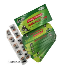 Липкая ловушка от тараканов GREEN KILLER 10 шт/уп