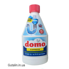 Гранулы для прочистки сливных труб DOMO EXPRESS 600г