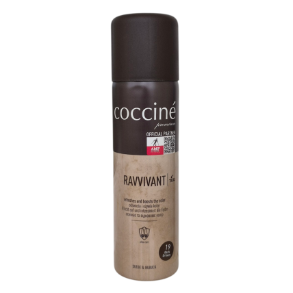 Краска для замши и нубука тёмно-коричневая COCCINE RAVVIVANT 19 / dark brown / 250ml