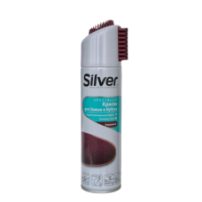 Краска для замши и нубука бордовая SILVER 250 мл