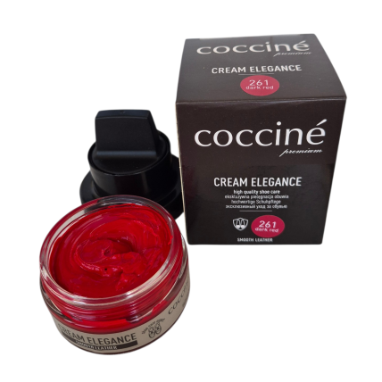 Крем для обуви тёмно-красный COCCINE CREAM ELEGANCE / 261 dark red /