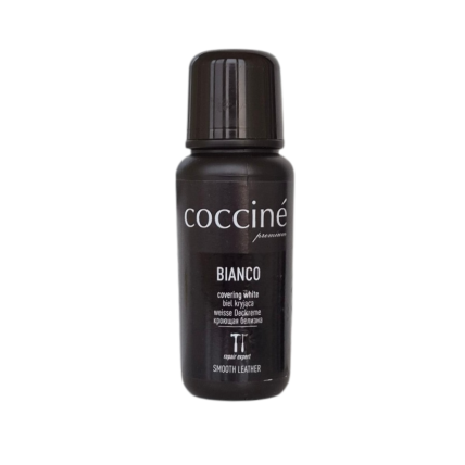 Белая краска для обуви из гладкой кожи COCCINE BIANCO 75 мл 