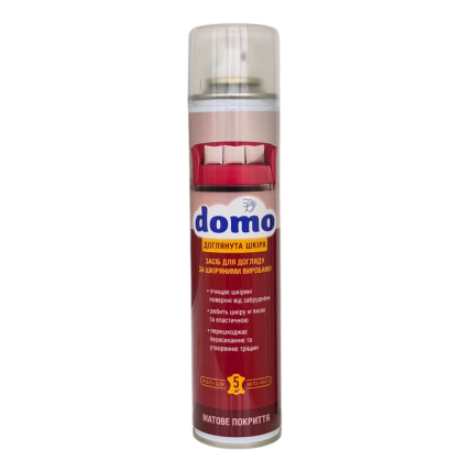Средство по уходу за гладкой кожи матовое покрытие DOMO 320 мл