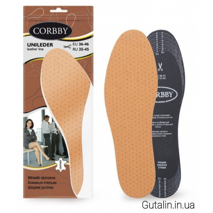 Стельки кожаные CORBBY UNILEDER 
