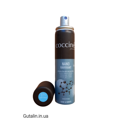 Краска для замши и нубука голубая COCCINE NANO RAVVIVANT 371 / light blue / 75ml