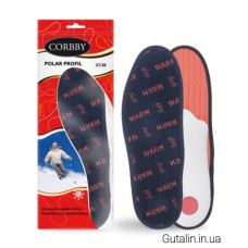 Стельки ортопедические зимние Корби / CORBBY POLAR PROFIL Стельки ортопедические зимние Корби / CORBBY POLAR PROFIL
