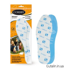 Стельки антибактерицидные демисезонные CORBBY PROTECT Стельки антибактерицидные демисезонные CORBBY PROTECT